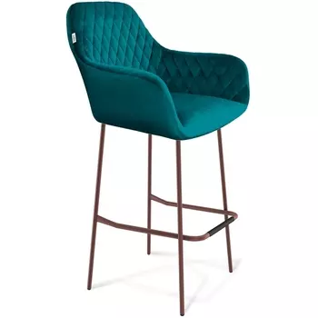 Стул барный SHT-ST38/S29 альпийский бирюзовый/медный металлик от фабрики Sheffilton