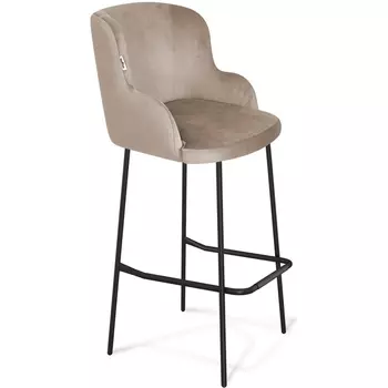 Стул барный SHT-ST39/S29 латте/черный муар от фабрики Sheffilton