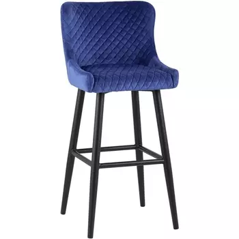 Стул барный Stool Group Ститч велюр синий УТ000001370