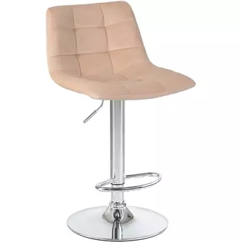 Стул барный (бежевый велюр (MJ9-10)) Dobrin 5017-LM TAILOR TAILOR, цвет сиденья бежевый (MJ9-10), основания хром