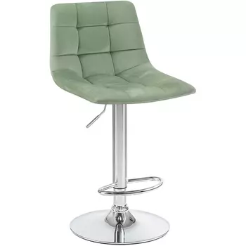 Стул барный (пудрово-мятный велюр (MJ9-87)) Dobrin 5017-LM TAILOR TAILOR, цвет сиденья пудрово-мятный (MJ9-87), основания хром