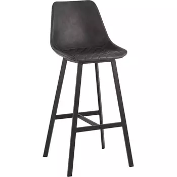 Стул барный TEXAS экокожа серый Stool Group (арт.УТ000038913)