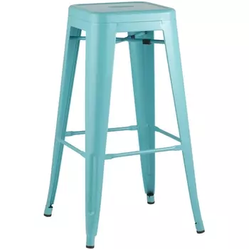 Стул барный TOLIX голубой матовый (Stool Group)