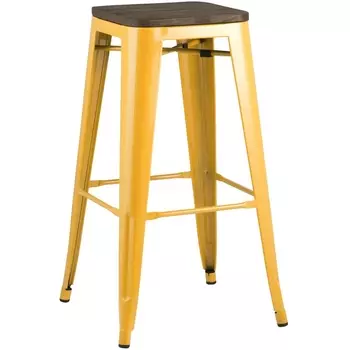 Стул барный Stool Group TOLIX WOOD желтый УТ000001865