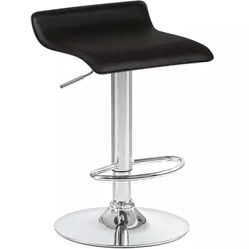 Стул барный (чёрный) Dobrin 3013-LM TOMMY TOMMY, цвет сиденья черный, основания хром