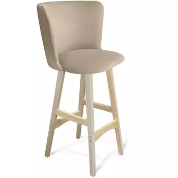 Стул барный ванильный лак/прозрачный лак Sheffilton SHT-ST36/S65 1603855101