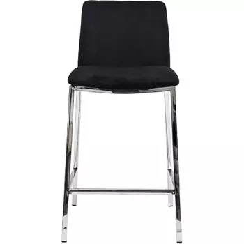 Стул барный велюр черный 42*53*88см Garda Decor арт.30C-DX-2091 BLK