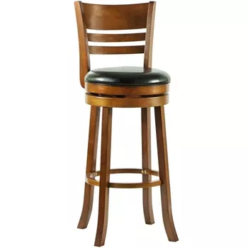 Стул барный WILLIAM BAR (шоколад, чёрный) (Dobrin)