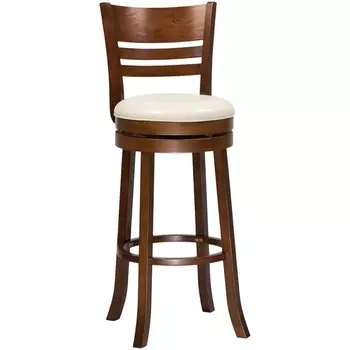 Стул барный WILLIAM BAR (шоколад, кремовый) (Dobrin)