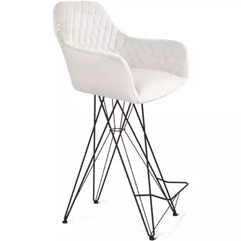 Стул барный зефирный/черный муар Sheffilton SHT-ST38/S66 7802505801