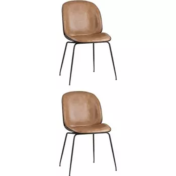 Стул Beetle PU бежевый 2 шт Stool Group (арт.УТ000037558)