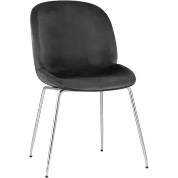 Стул Beetle серый хромированные ножки (Stool Group)