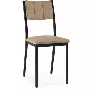 Стул Бекал (Бекал латте / черный матовый) Woodville арт.587519