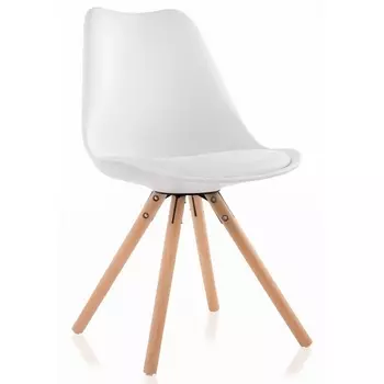 Стул белый Woodville Bonito 11326