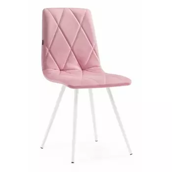 Стул Woodville на металлокаркасе Персея velutto 37 / белый 499999