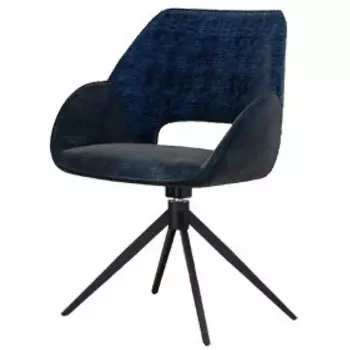 Стул BERRIES 360 град., Зеленый Loris-39, велюр/темно-зеленый 7525-156, велюр/ черный каркас, DISAUR M-City