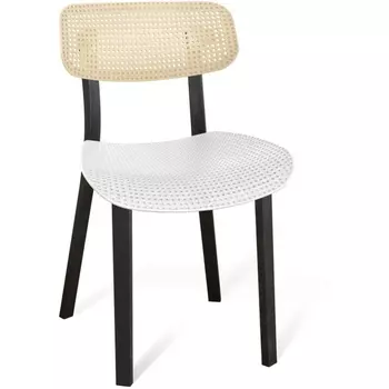 Стул бежевый/белый/черный Sheffilton SHT-S85 2304646304