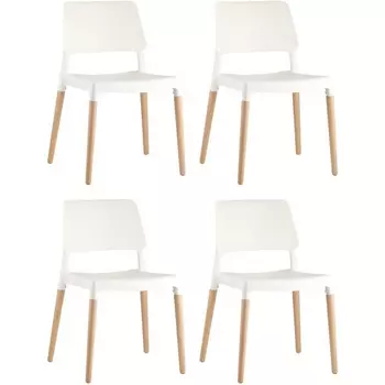 Стул BISTRO белый 4 шт. Stool Group (арт.УТ000037211)