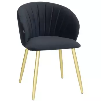 Стул Bradex Home Paola графит, матовое золото, на поворотном механизме (RF 0642)