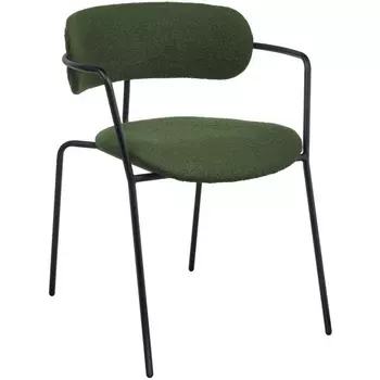 Стул Bradexhome Ant букле зелёный