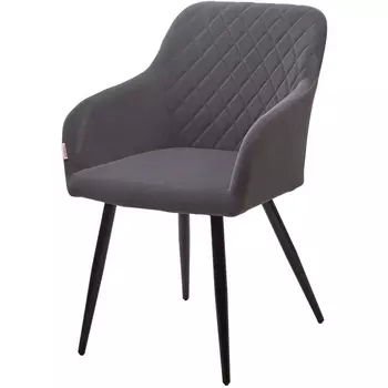 Стул BRANDY 505-38 Графит, велюр "беспальчиковый" / черный каркас, М-City M-City