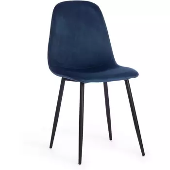 Стул BREEZE (mod. 4724) / 1 шт. в упаковке (Вельвет,Металл /Синий,Черный) Tetchair
