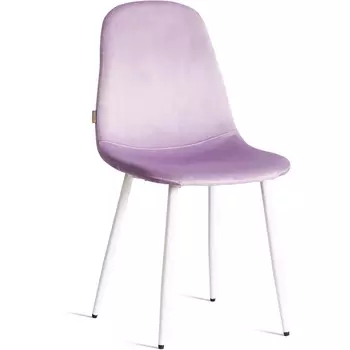Стул BREEZE (mod. JSC-58) / 1 шт. в упаковке (Велюр,Металл /Лавандовый,Белый) Tetchair