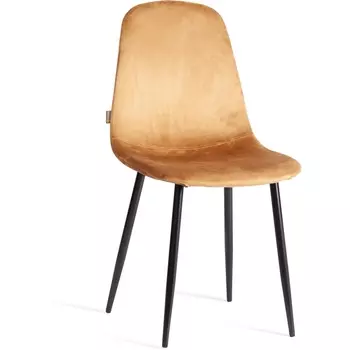 Стул BREEZE (mod. JSC-58) / 1 шт. в упаковке (Велюр,Металл /Коричневый,Черный) Tetchair