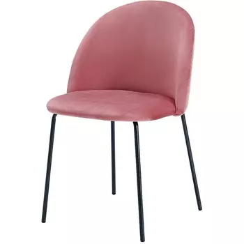 Стул C-962 розовый G062-23/матовый черный ESF C-962розG062-23