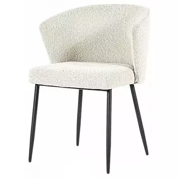 Стул Cadence Serene Hesby (Металл/Букле, Белый) арт.HSBI_DC148_white