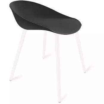 Стул черный/белый муар Sheffilton SHT-ST19/S95-1 9932480004