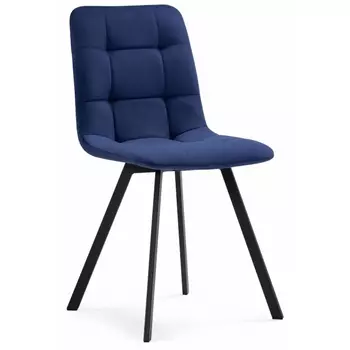 Стул Notta на металлокаркасе Чилли синий / черный каркас 489708