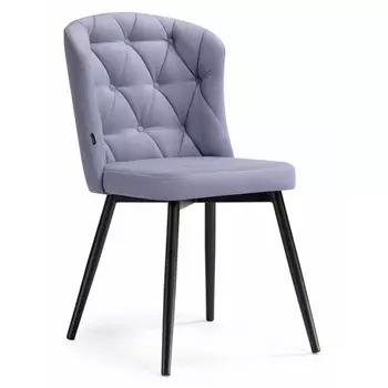 Стул Woodville на металлокаркасе Алиссум velutto 49 / черный 499991