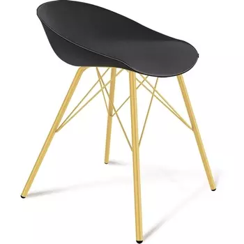 Стул черный/золото Sheffilton SHT-ST19/S37 3860379004