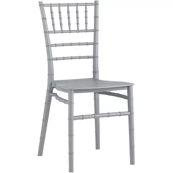 Стул Stool Group Chiavari (Кьявари) пластик серебряный УТ000025495