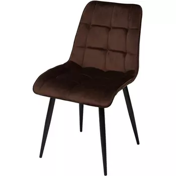 Стул CHIC G062-10 шоколадный, велюр (M-City)