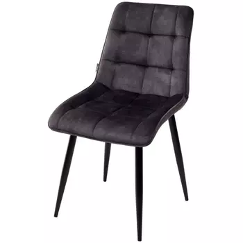 Стул CHIC PK6015-01 (VBP201) античный графит, велюр (M-City)