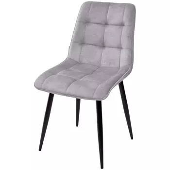 Стул CHIC PK6015-03 (VBP203) античный cеребристо-серый, велюр (M-City)