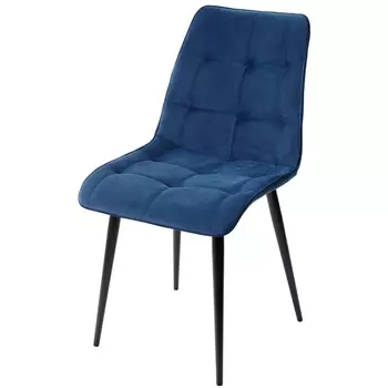 Стул синий #29, велюр / черный каркас шт/ к M-City CHIC-Q 461MC04630