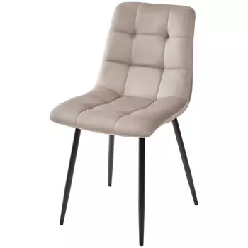 Стул CHILLI G062-13 кварцевый, велюр / черный каркас М-City M-City (4 шт.)