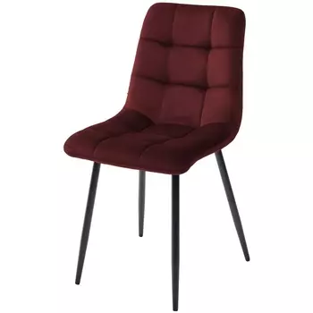 Стул G062-36 бургунди, велюр M-City Chilli UDC7094G06236