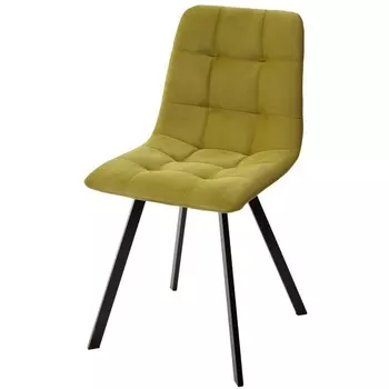 Стул оливковый #H25, велюр / черный каркас, шт./1 к M-City CHILLI-Q 461MC04620