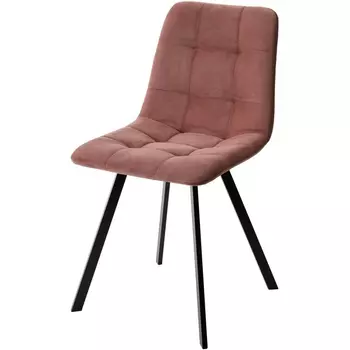 Стул розовый #15, велюр / черный каркас, шт./1 к M-City CHILLI-Q 461MC04643