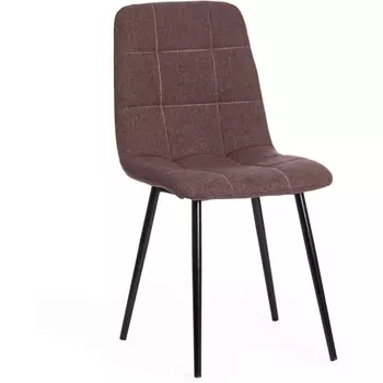 Стул CHILLY MAX / 1 шт. в упаковке (Ткань,Металл /Темно-коричневый,Черный) Tetchair