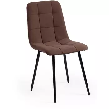 Стул CHILLY MAX коричневый 09/черный (Велюр/металл) (Tetchair)