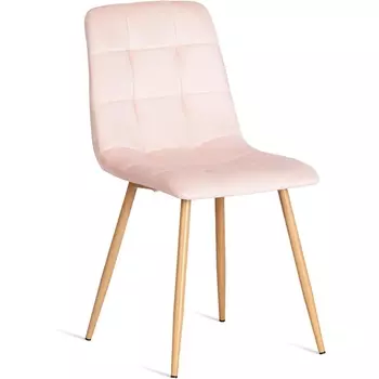 Стул CHILLY (mod. 7094-1) / 1 шт. в упаковке (Вельвет,Металл /Розовый ) Tetchair
