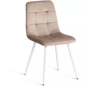 Стул CHILLY (mod. JSC-220) / 1 шт. в упаковке Tetchair (Велюр,Металл /Бежевый) арт.24968