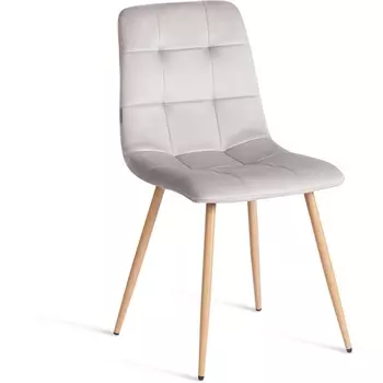 Стул CHILLY (mod. JSC-220) / 1 шт. в упаковке Tetchair (Велюр,Металл /Серый) арт.24970