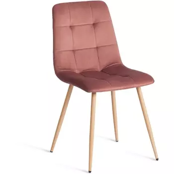 Стул CHILLY (mod. JSC-220) / 1 шт. в упаковке Tetchair (Велюр,Металл /Коралловый) арт.24971