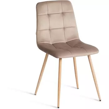 Стул CHILLY (mod. JSC-220) Tetchair (Велюр,Металл /Бежевый) арт.24349